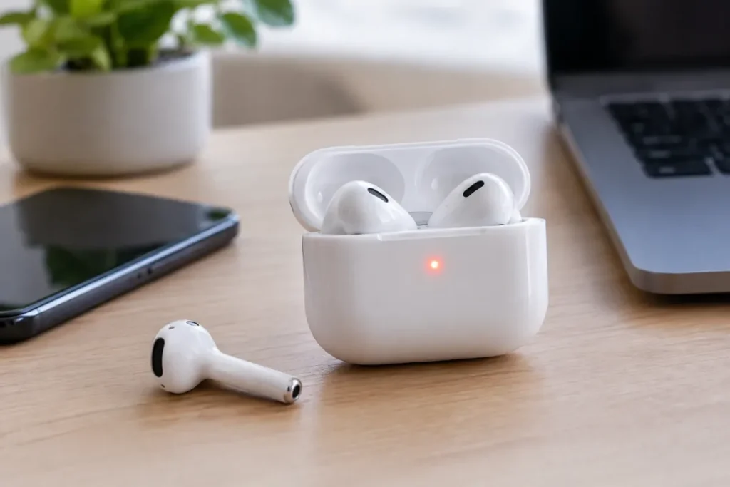 Comment corriger le voyant rouge clignotant des AirPods ?