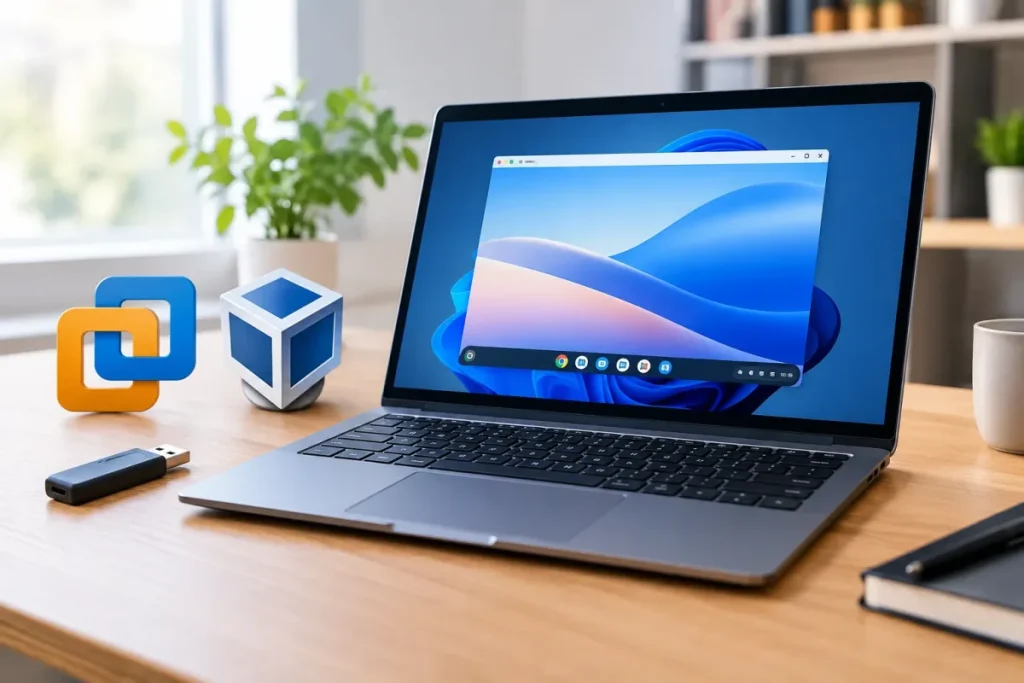 ChromeOS Flex exécuté dans une machine virtuelle