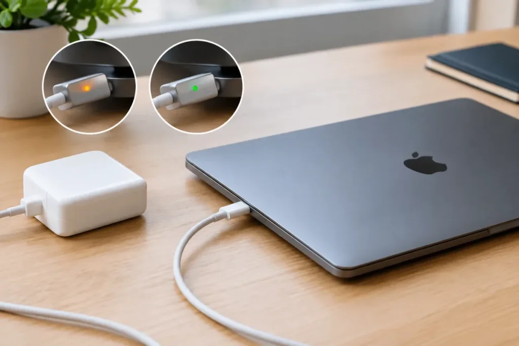 Comment vérifier qu’un MacBook Pro éteint et déchargé est bien en charge
